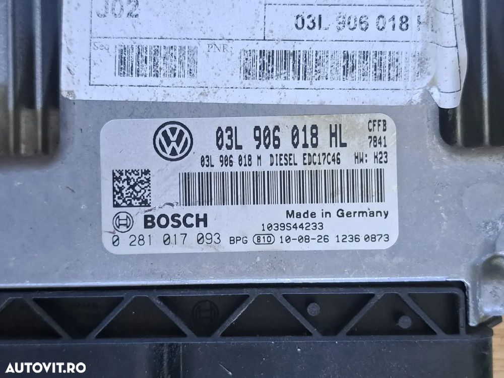 Calculator ECU motor unitate original Seat Alhambra MK2 2.0tdi 2010-2015, VW Sharan 7N 2.0tdi 2011-2025 cod motor CFF - 2