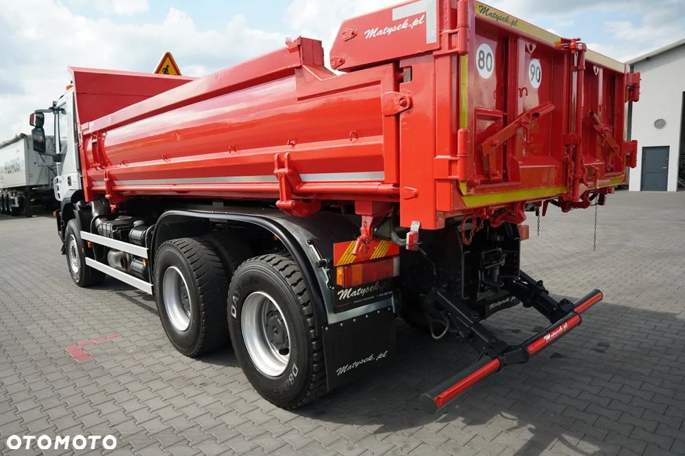 Iveco TRAKKER 450 / 6X4 / WYWROTKA / HYDROKLAPA / HYDROBURTA / BORDMATIC / CZOŁOWNICA / EURO 5 / - 18