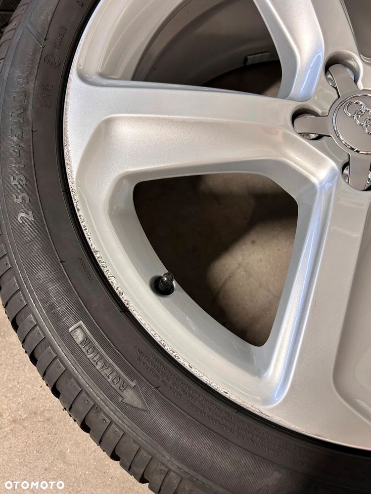 4 KOŁA ZIMOWE AUDI Q5 20'' E8,5J  ET33  5x112 DUNLOP 255/45/20  101V SP WINTER SPORT 3D,A0 AUDI: 8R0 601025 CJ - 6