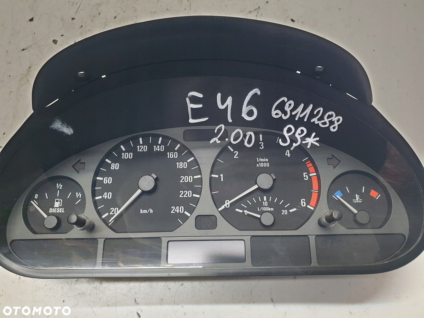 LICZNIK ZEGARY BMW E46 2.0 DIESEL 6911288 - 2