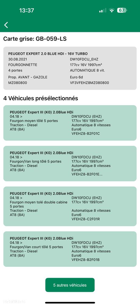 Peugeot Expert 2.0 L1 EAT8 - 18