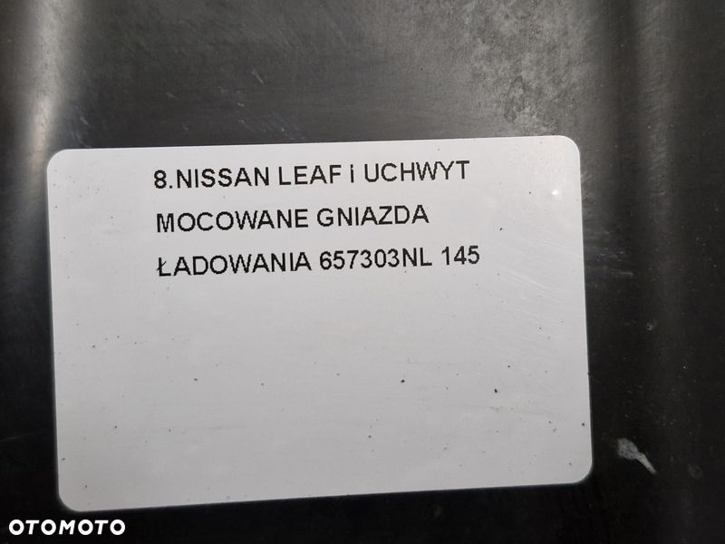 NISSAN LEAF I 1 UCHWYT MOCOWANIE GNIAZDA ŁADOWANIA 657303NL - 11