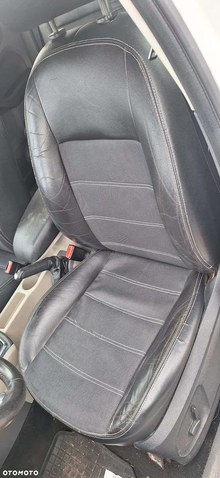 FORD FOCUS MK2 II fotel prawy lewy przód skóra - 2