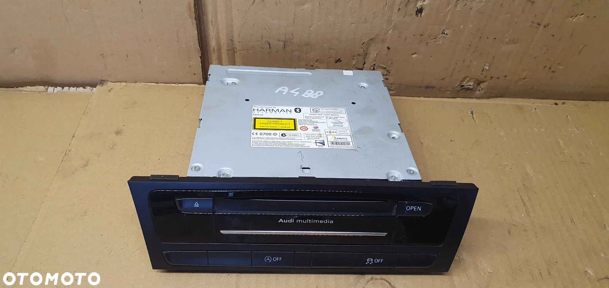 Czytnik stacja nawigacji DVD NAVI nawigacja Audi A4 B8 A5 Q5 8R1035652B 8R1035652 - 2