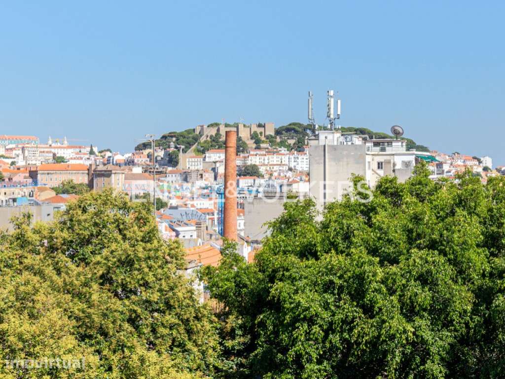 T2 Duplex com Vista Única sobre o Castelo de São Jorge - Grande imagem: 3/28
