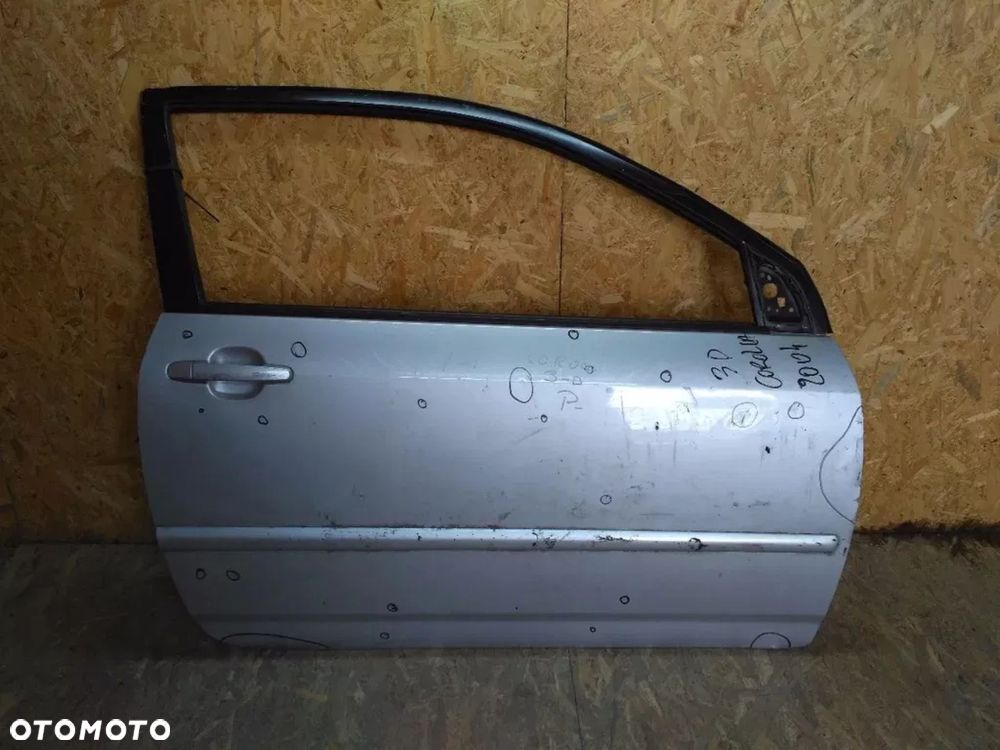 TOYOTA COROLLA E12 3D 2002-2007 drzwi prawe PRZÓD PRZEDNIE KOMPLETNE - 2