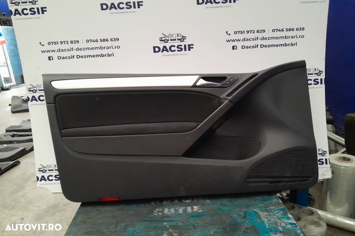 Fata / Tapiterie usa stanga 5K3867011 5K3867011 Volkswagen VW Golf 6 - 1