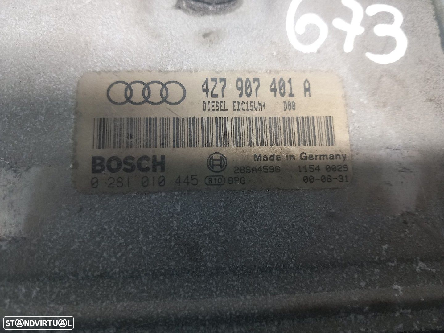 Centralina Motor Audi Allroad (4Bh, C5) - 4