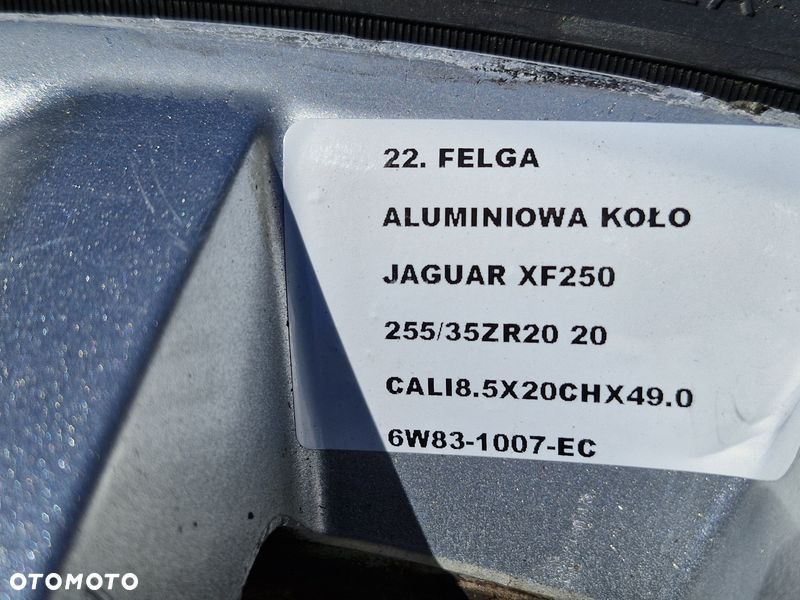 JAGUAR XF 250 FELGA ALUMINIOWA 8.5 20 CALI 6W83-1007-EC  KOŁO 5X108 - 7