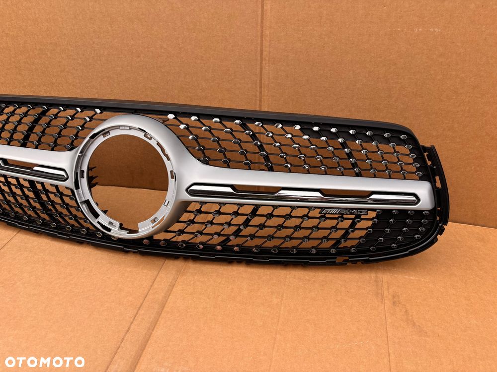 Mercedes Glc W253 Lift Amg Oryginalny Grill Zderzaka Przedniego Diamont Night Czarny Srebrny Oryginalny A2538886600 A2538809504 Jak Nowy Diamond A2058175101 - 19