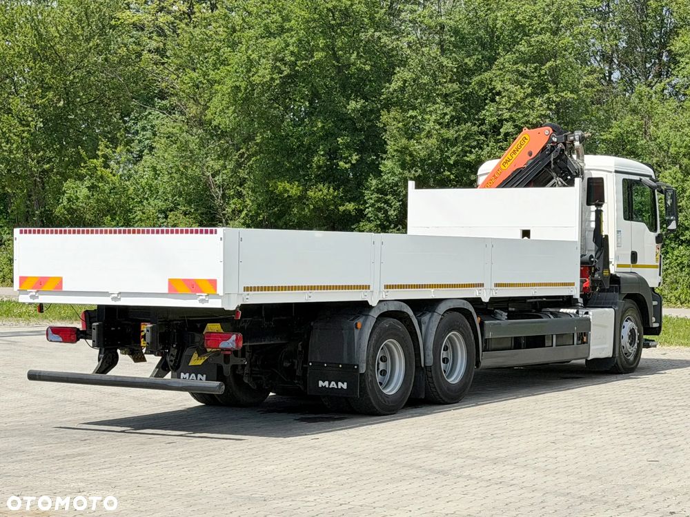 MAN TGS 26.360 * SKRZYNIA 7,60 m + PK 18002 - EH B + PILOT * 6x4 * STAN BDB - 7