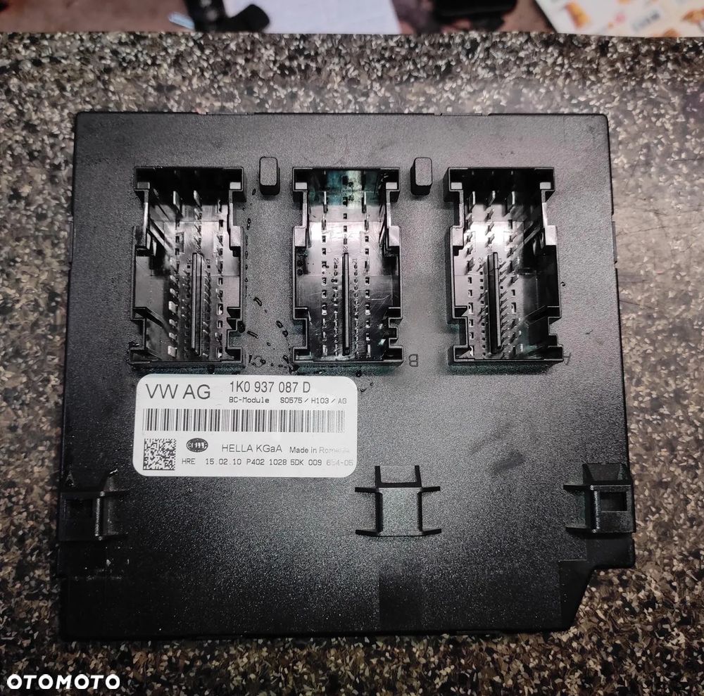 MODUŁ STEROWNIK KOMFORTU BCM 1K0937087D VW AUDI SEAT SKODA