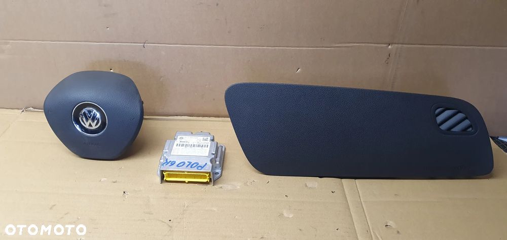 Zaślepka konsoli poduszki sensor AIRBAG zestaw naprawczy VW Polo V 6R - 1