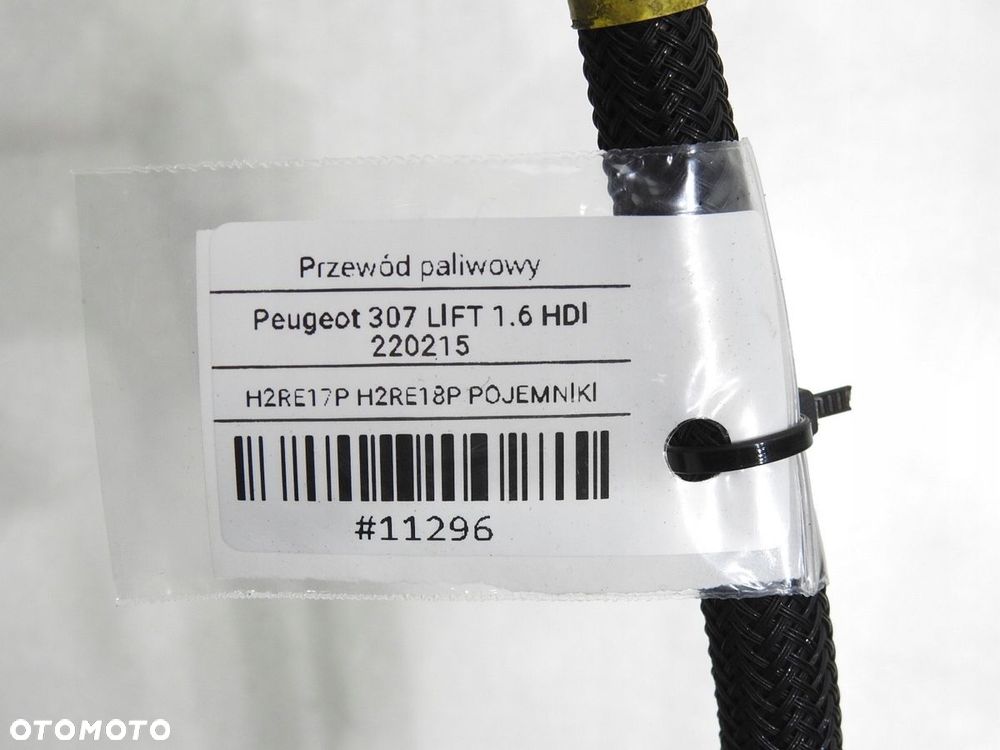 PRZEWÓD PALIWA PEUGEOT 307 1.6 HDI - 10