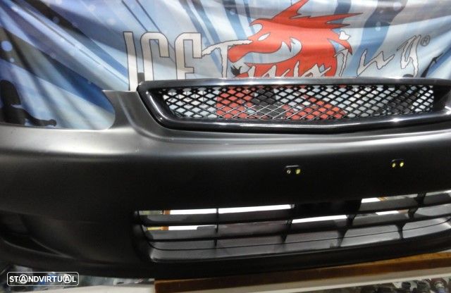 Para-choques frontal honda civic 1999-2001 2 / 3 / 4 portas em plástico ABS - 10