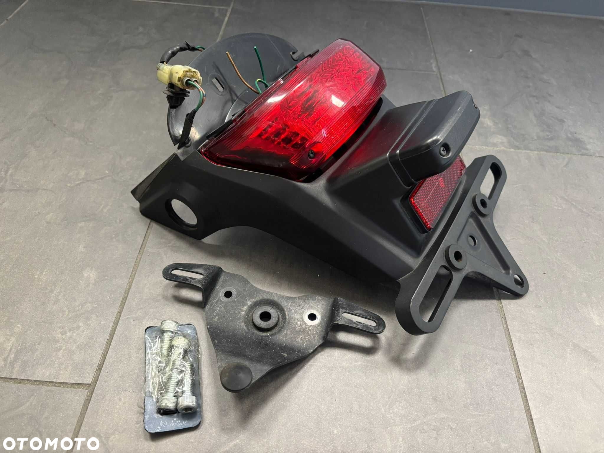 Mocowanie tablicy rejestracyjnej Uchwyt Lampa Tył Honda Shadow 750 - 4