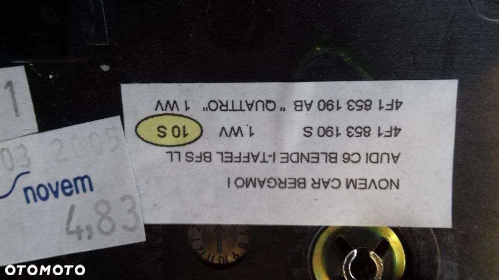 listwy wewnętrzne ozdobne drewniane drewno A6 C6 3.2 FSI AUK - 9