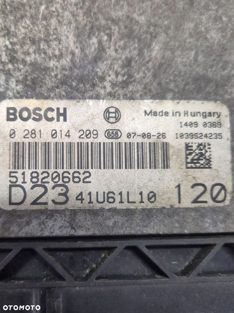 ZESTAW STARTOWY STEROWNIK BCM STACYJKA FIAT DUCATO 2.3 HDI 07-12r.  EURO 4 - 2
