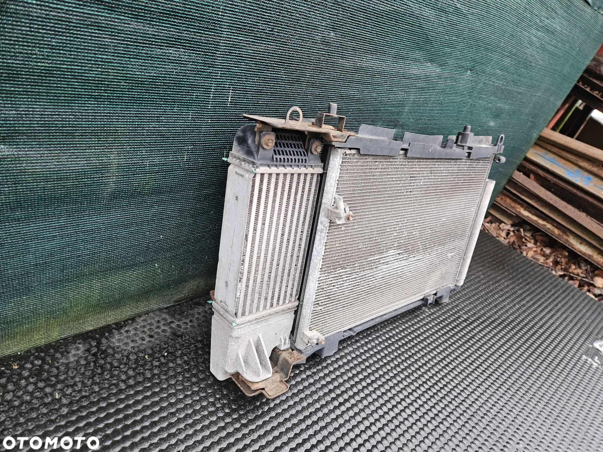 Chłodnica Wody Plynu Klimatyzacji Intercooler Wentylator 1.4 D4D Toyota Auris 1 I Lift 2011r - 3
