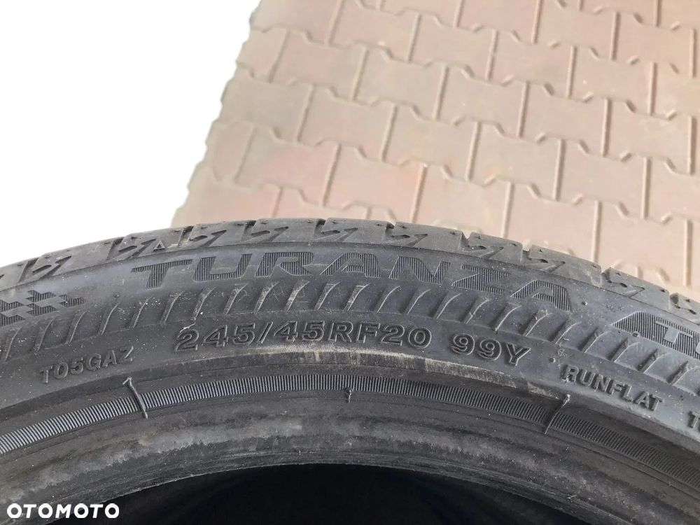 OPONY BRIDGESTONE TURANza t005 245/45/r20 2018 4 SZTUKI 7,2mm 7.0mm - 4