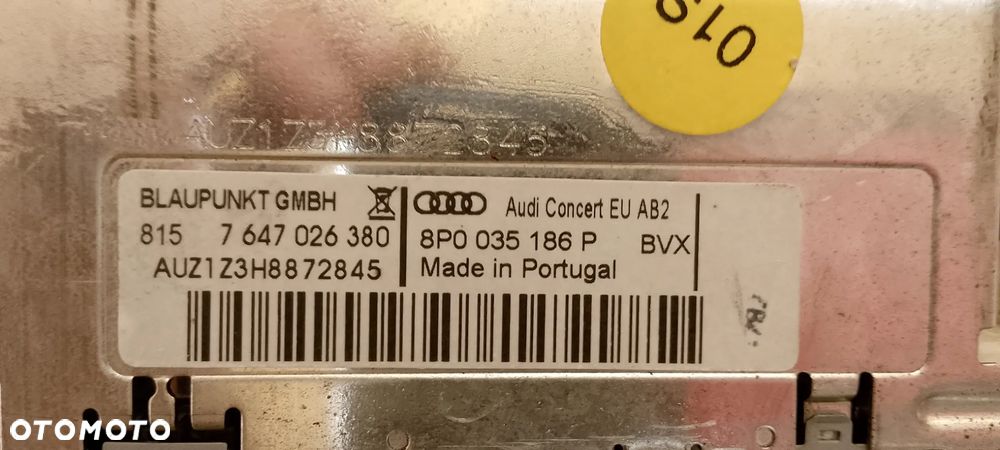 Radio Audi A3 8P 8P0 035 186 P - 4