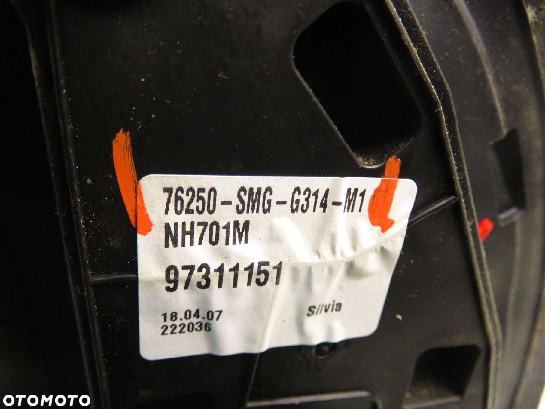 LUSTERKO LEWE HONDA CIVIC VIII UFO 10 PIN 76250SMGG314M1 NH701M - 3