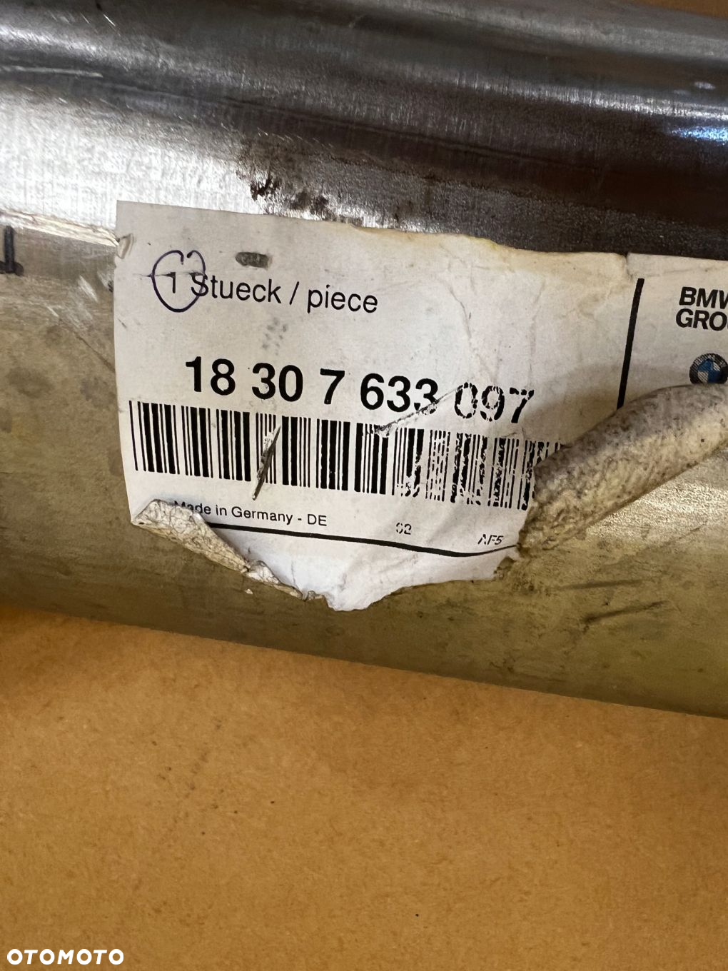 RURA WYDECHOWA PRZÓD PRZEDNIA BMW F20 F22 M135iX F30 335iX F32 F36 435iX - 4