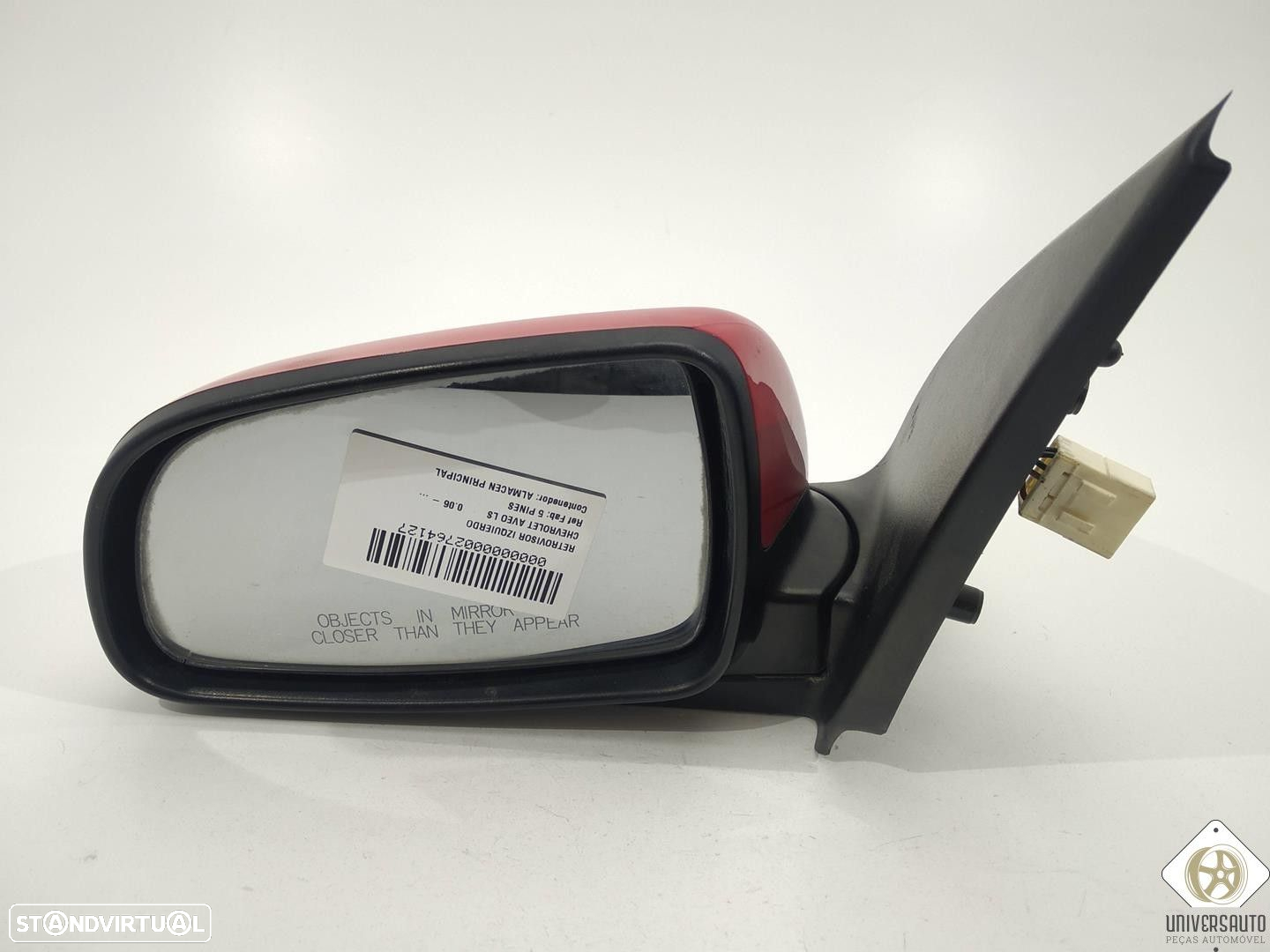 ESPELHO RETROVISOR ESQUERDO CHEVROLET AVEO / KALOS SEDAN 2006 - 4