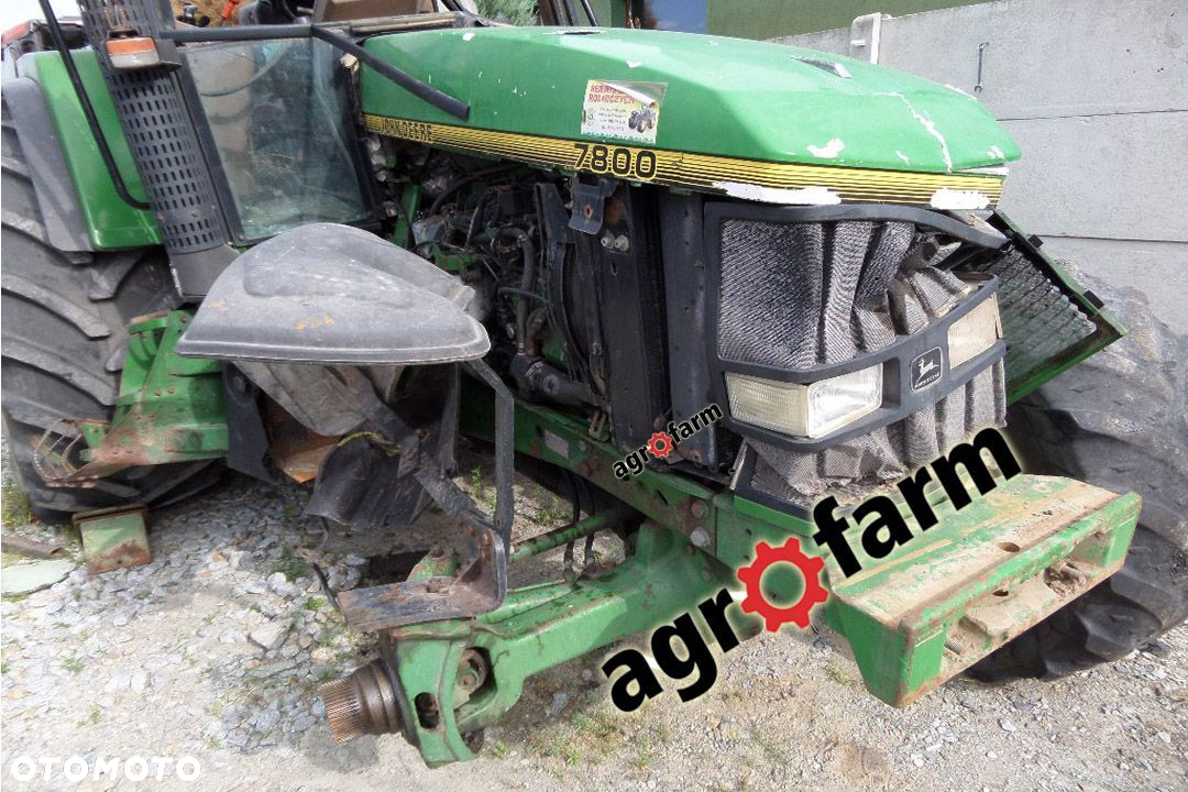 John Deere części 7800 7700 7600 skrzynia silnik most oś napęd  kabina powershift zwolnica obudowa - 2