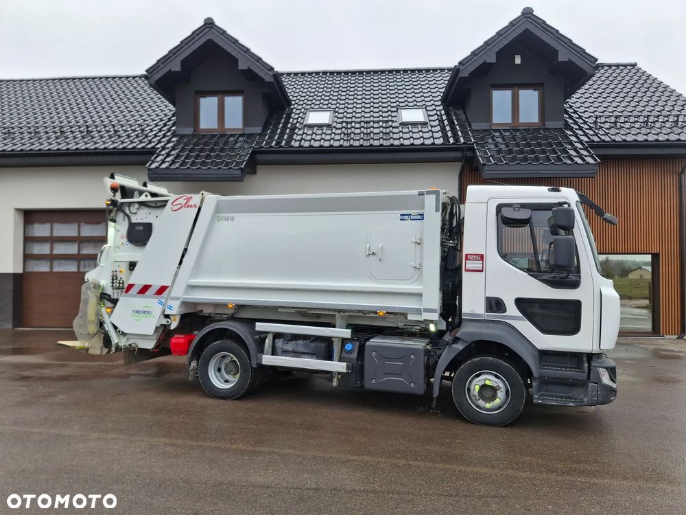 Renault D12 Truck Śmieciarka FARID Forez Bennes EURO 6 2016 rok 2 Osie Opony Bardzo Dobry Stan Zawieszenie Na Poduszkach - 9