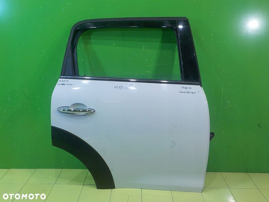MINI COOPER COUNTRYMAN I 1.6 B 10r drzwi prawe tyl kompletne - 1
