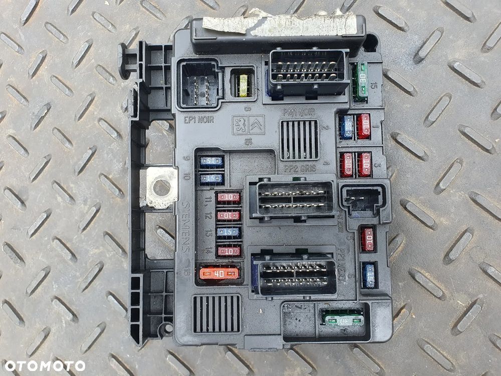 SIEMENS MODUŁ BSM SKRZYNKA BEZPIECZNIKÓW PEUGEOT CITROEN 9650618480 - 1