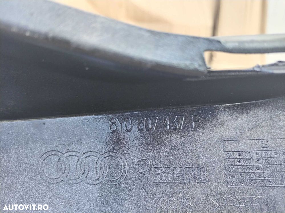 Bara fata Audi A3 S-Line, S3, 2019, 2020, 2021, 2022, 2023, 2024, cod origine OE 8Y0807437F. - 17