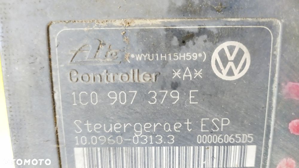 STEROWNIK POMPA ABS ESP AUDI A3 1C0907379E - 3