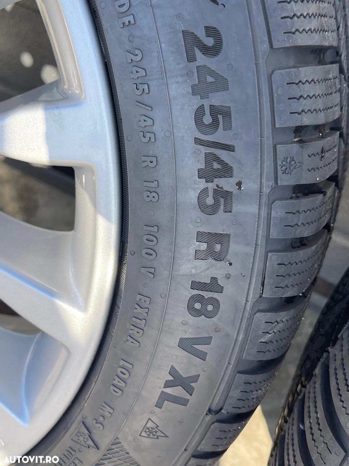 Jante Bmw seria 5 G30 originale 18 inch cu anvelope iarna - 5