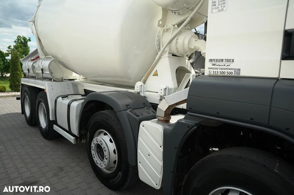 MAN TGS 35.400 / 8x4 / BETONIERĂ / SCHWING STETTER / BETONIERĂ 9 M3 / EURO 5 - 14