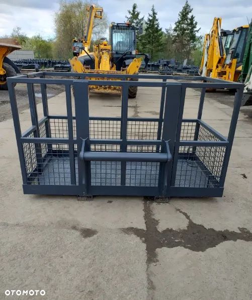 Kosz narzędziowy wysokościowy roboczy ładowarki Manitou Case CAT JCB Atlas Volvo Terex PRODUCENT - 1