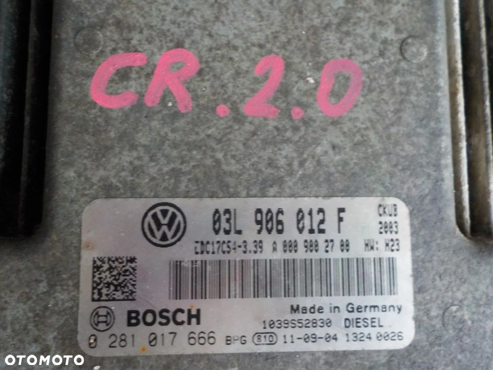 CRAFTER 2.0 TDI KOMPUTER STEROWNIK 03L906012F - 2