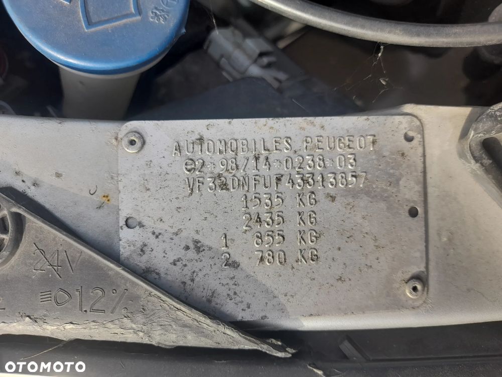 PEUGEOT 206 CC 1.6 16V NFU - SILNIK KOMPLETNY 1.6 16V NFU GWARANCJA - 30