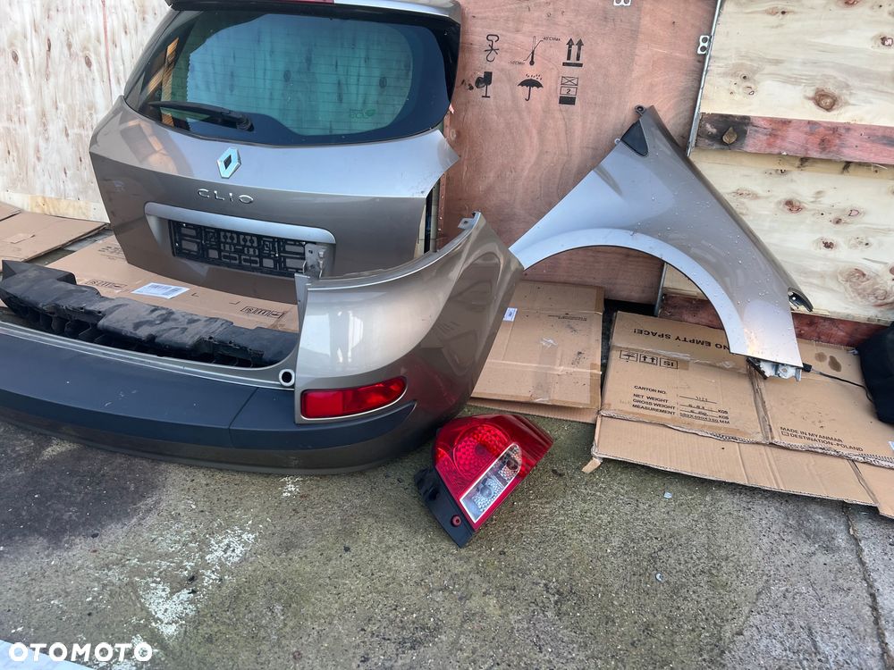 RENAULT CLIO 3 TECHNK ZŁOTY KOLOR  BROZOWY DRZWI PRZEDNIE PRAWE LEWE PRZÓD TYŁ TYLNE PRAWE LEWE BŁOTNIK PRAWY LEWY - 14