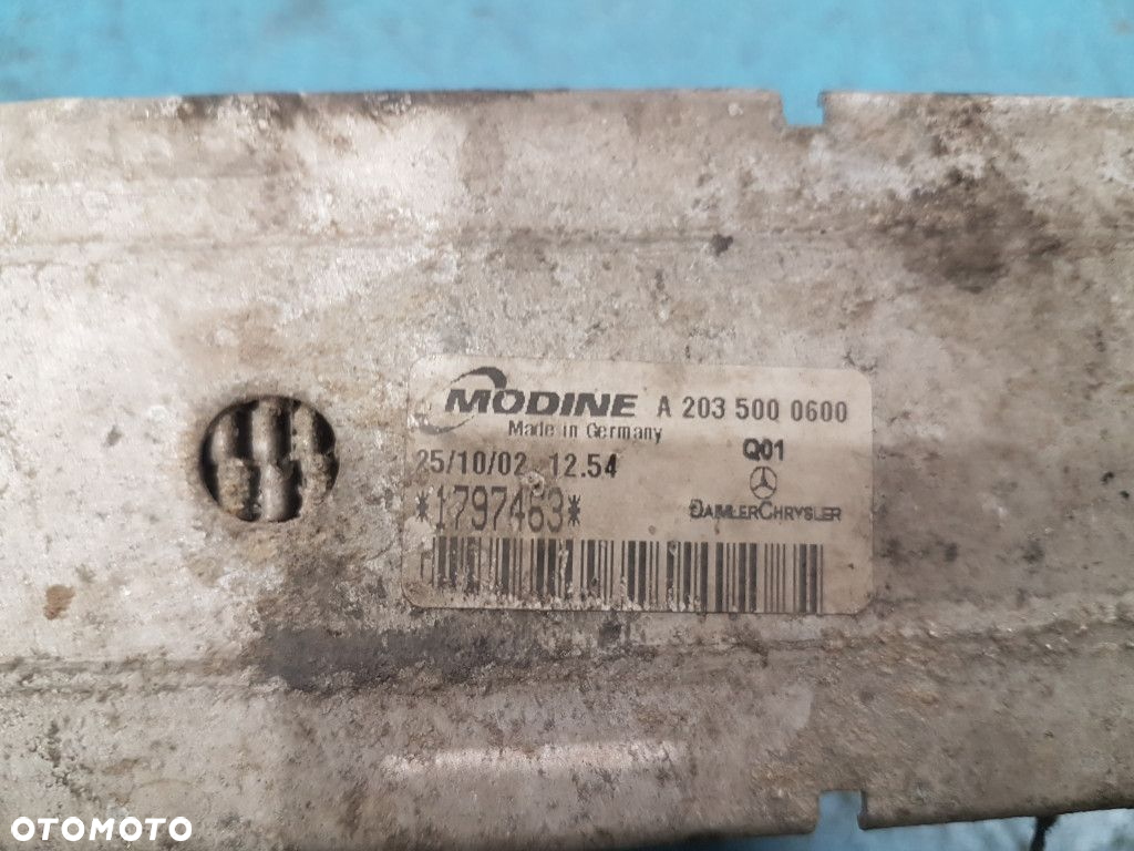 MERCEDES-BENZ C 200 CDI W203 INTERCOOLER A2035000600 - 6