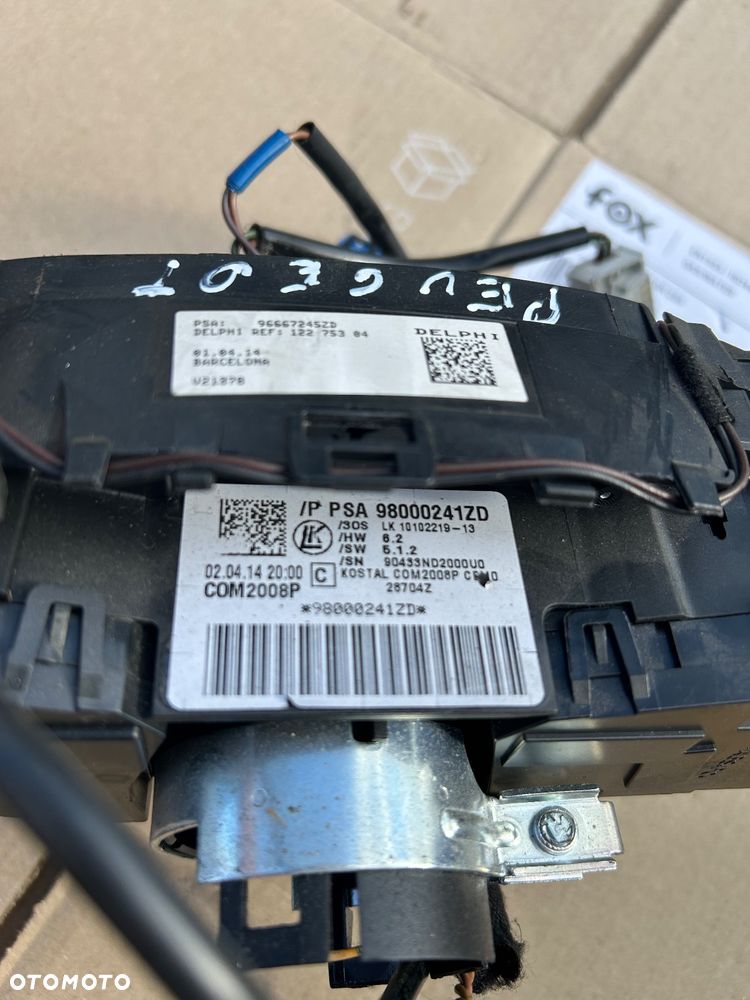 Peugeot 508 I manetki taśma 98000241ZD przełącznik zespolony Citroen - 4