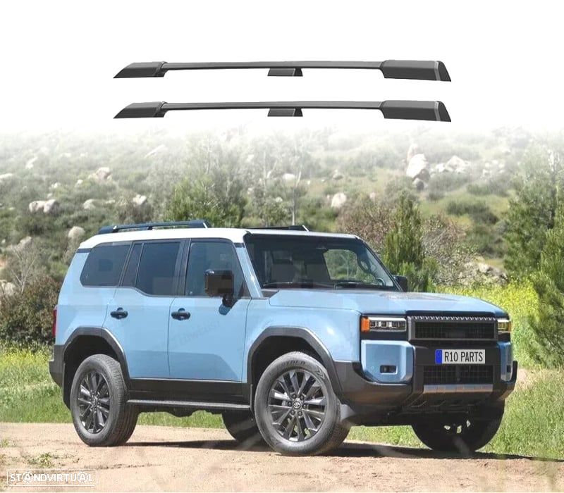 BARRAS DE TEJADILHO TOYOTA LAND CRUISER J250 24- PRETO - 1