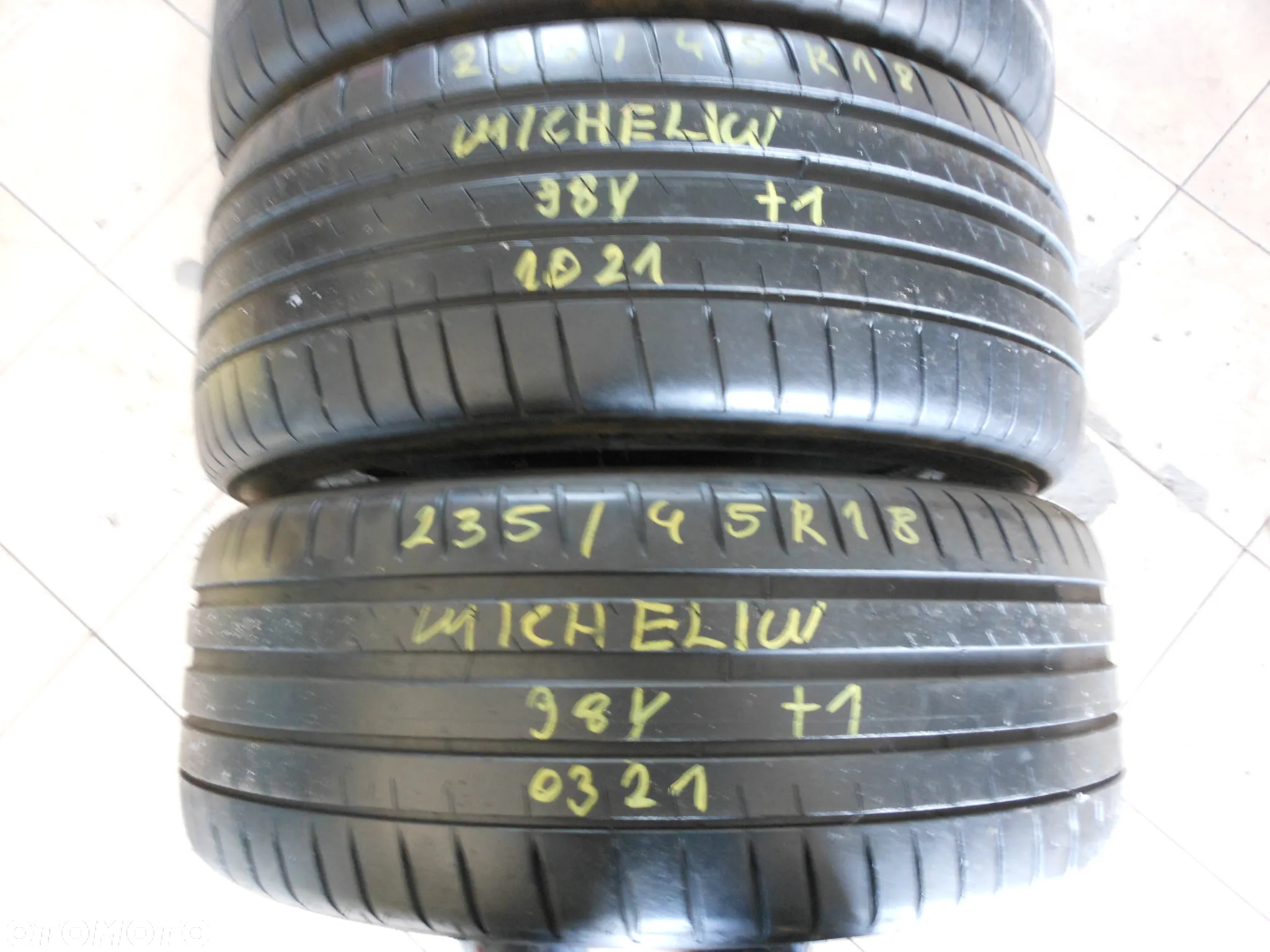 Opony 235/45r18 michelin pilot sport 4 T1 6MM LATO KOMPLET - 2