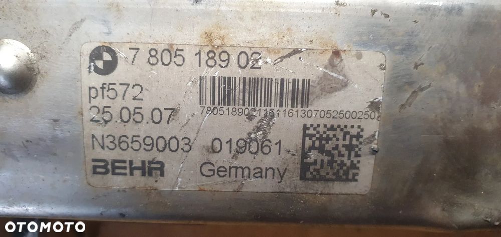 Chłodniczka spalin zawór EGR BMW I E81 E87 2.0D 7805189 - 8