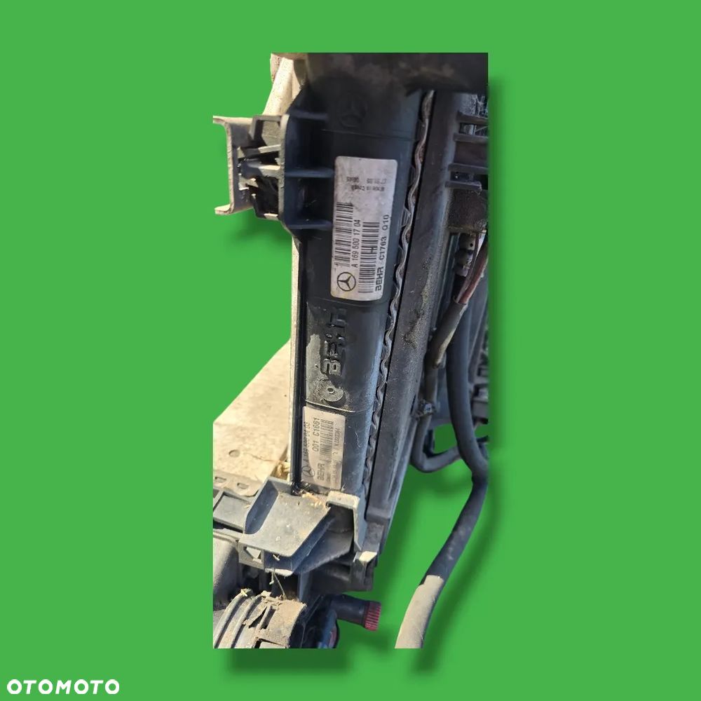 KOMPLET CHŁODNIC WENTYLATOR MERCEDES W169 W245 A B KLASA 2.0 CDI - 7