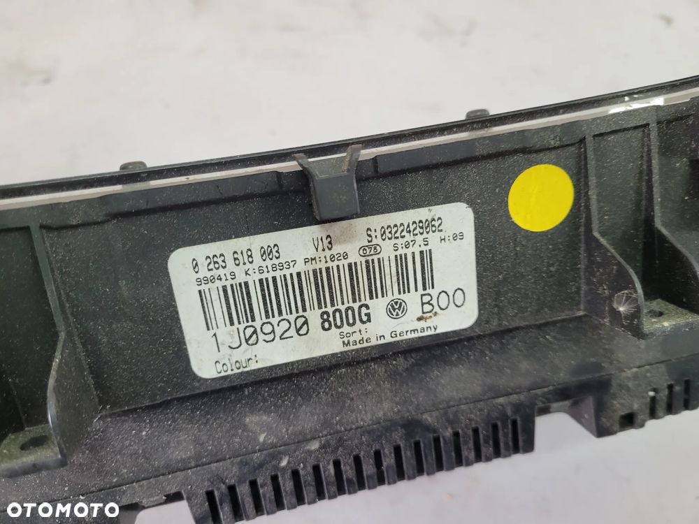 Licznik prędkościomierz VW Golf 4 IV Bora 1,9 TDI 1J0920800G - 4