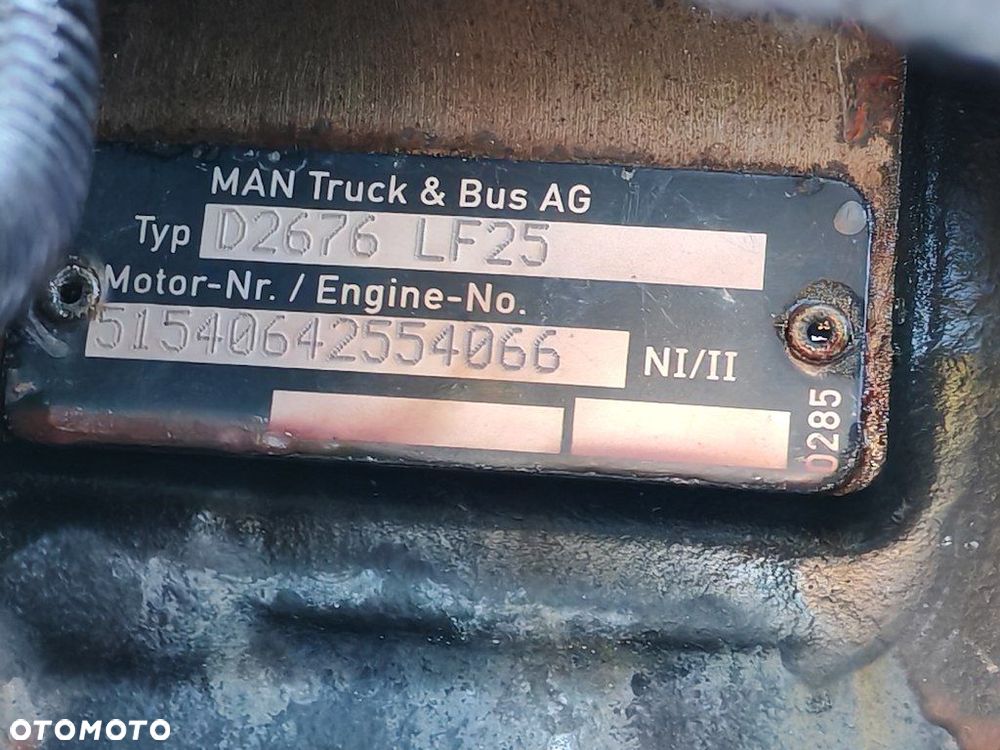 SILNIK KOMPLETNY MAN D2676 LF25 EURO6 - 9