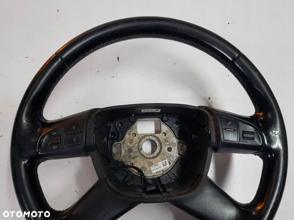 SKODA SUPERB 2 II 3T 08-12r KIEROWNICA SKÓRZANA 3T0419091K - 4