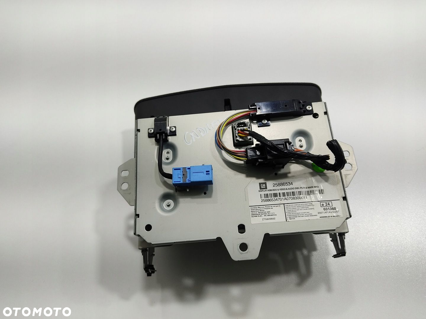 WYŚWIETLACZ MONITOR NAWIGACJI CADILLAC CTS II 25886534 2007-2014 - 7